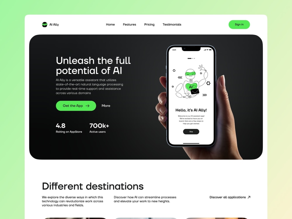 Landing Page HTML CSS ReactJS NextJS AngularJS | Upwork