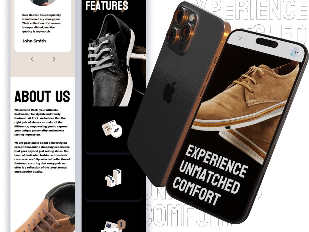 Immersive responsive landing page in Figma | Upwork