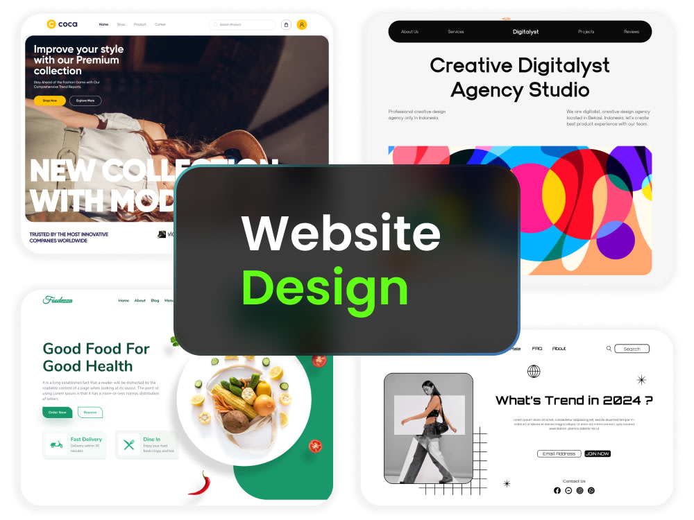 Professional Figma Website Design UX UI Landing Pages & Web Template ...