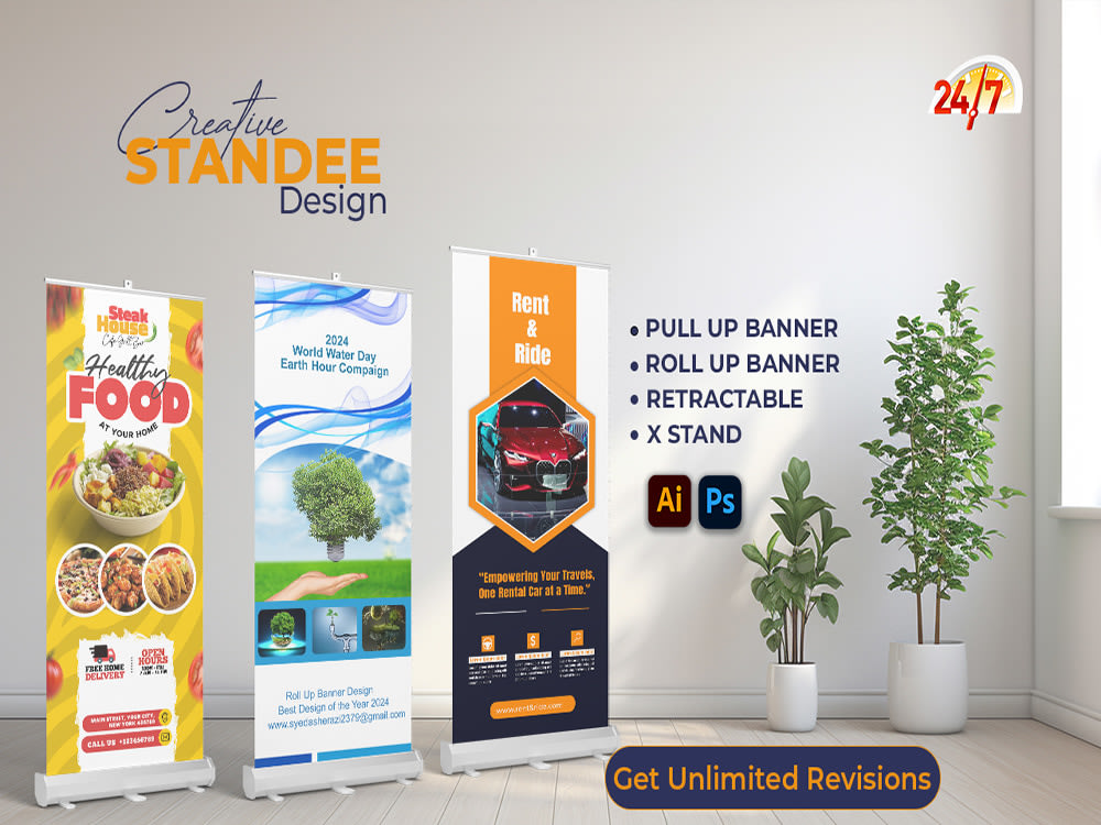 Roll-up banner,standee,exhibition stand, retractable banner, pull up ...