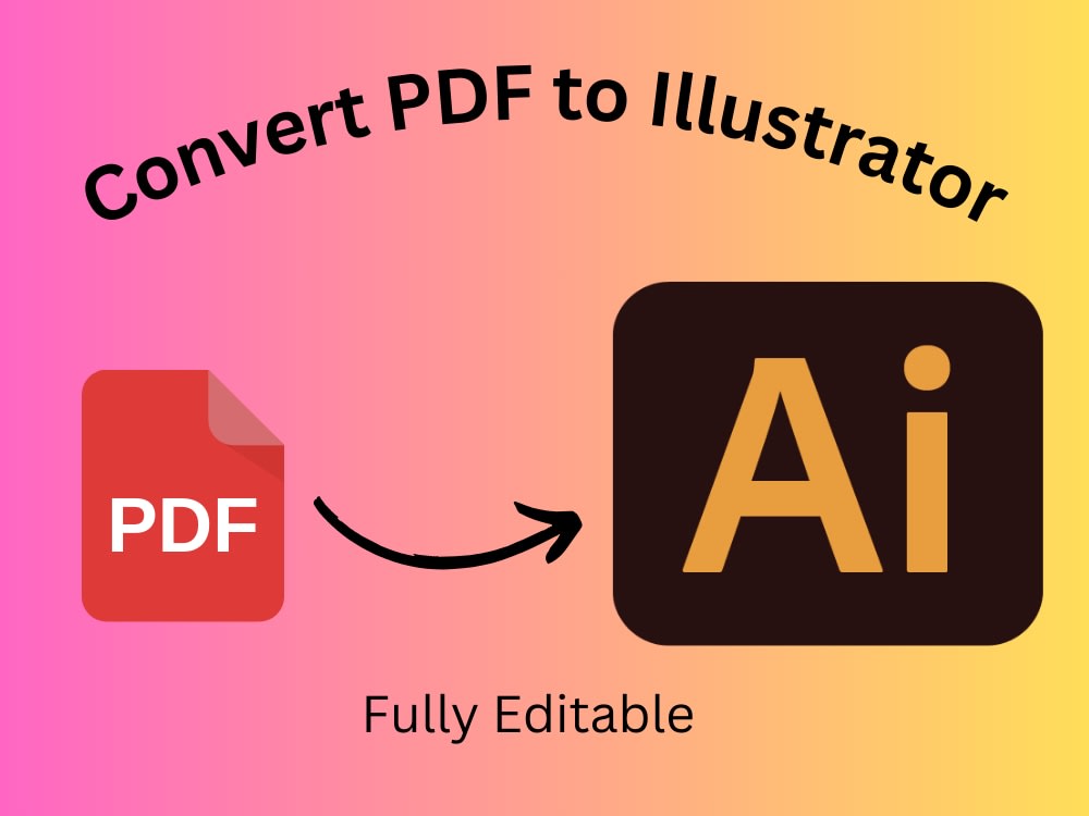 Conversion for PDF to AI, Word, JPG, PNG, SVG, PSD Upwork