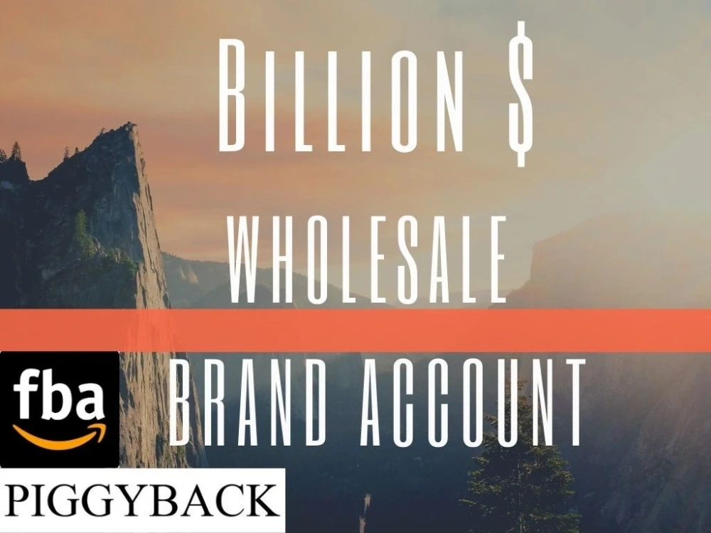 AMAZON FBA & FBM WHOLESALE USA brand account with 10k SKU (Piggyback