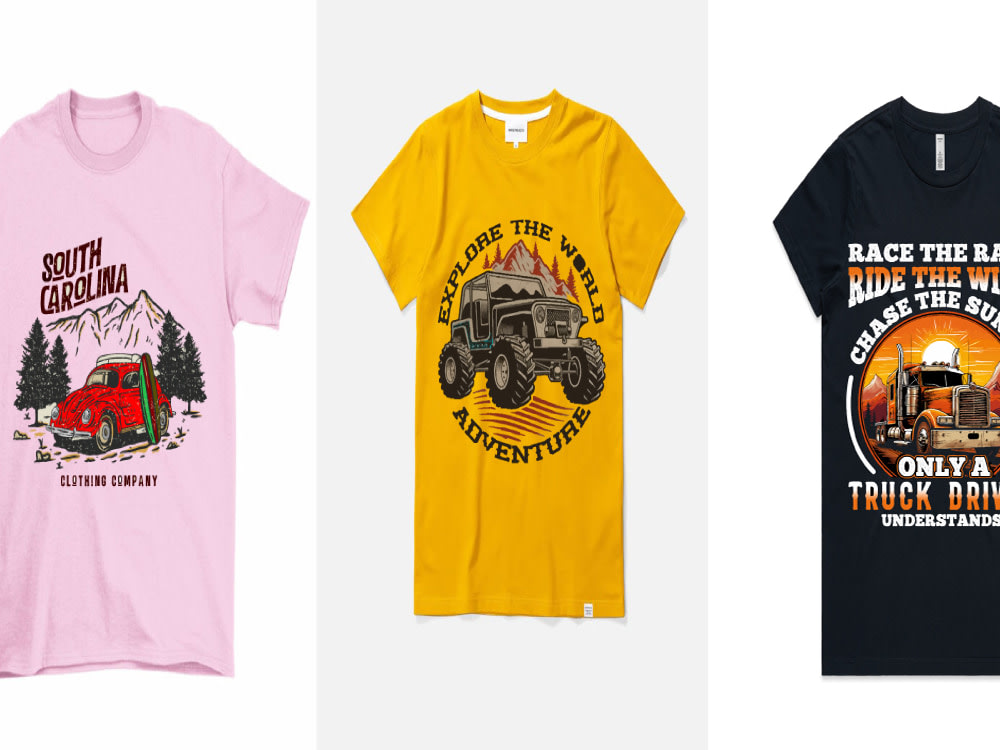 Create custom typography shirt guarantee designs