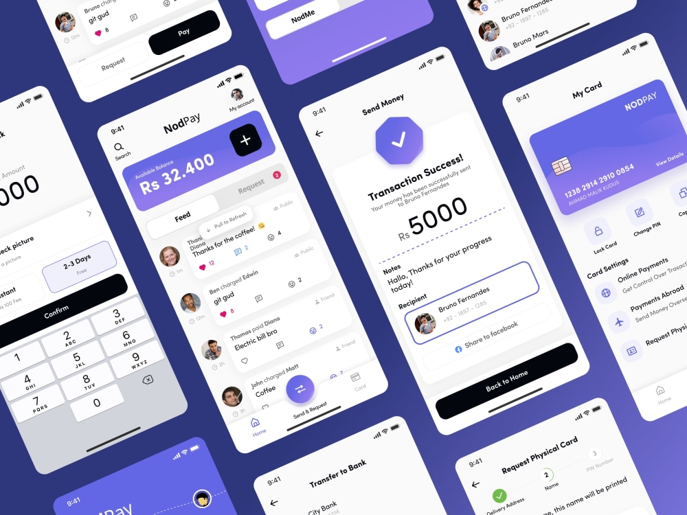 A custom Mobile App UI design concept | Upwork