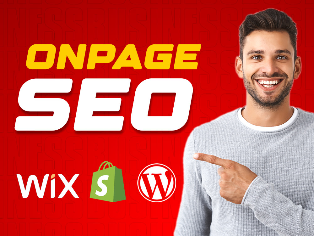 On page SEO on wordpress, shopify, wix for google ranking | Upwork
