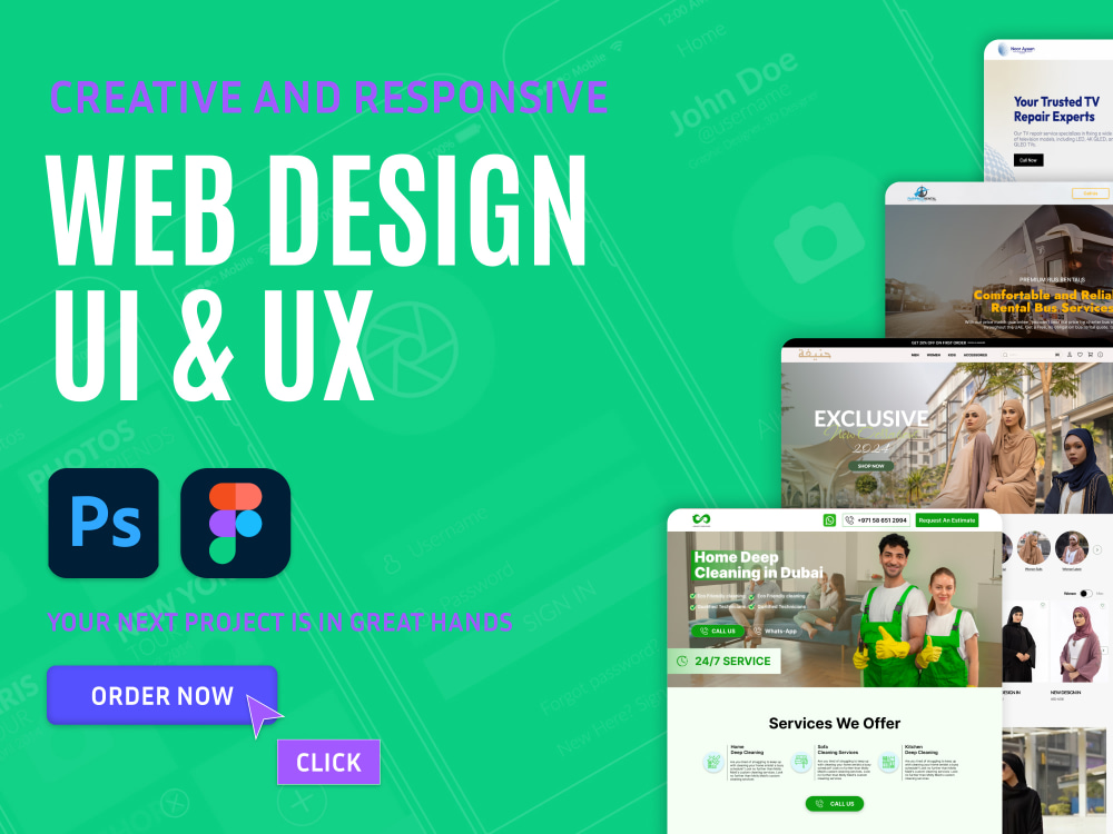 Responsive Website Landing Page UI UX design in Figma | Expert UX ...