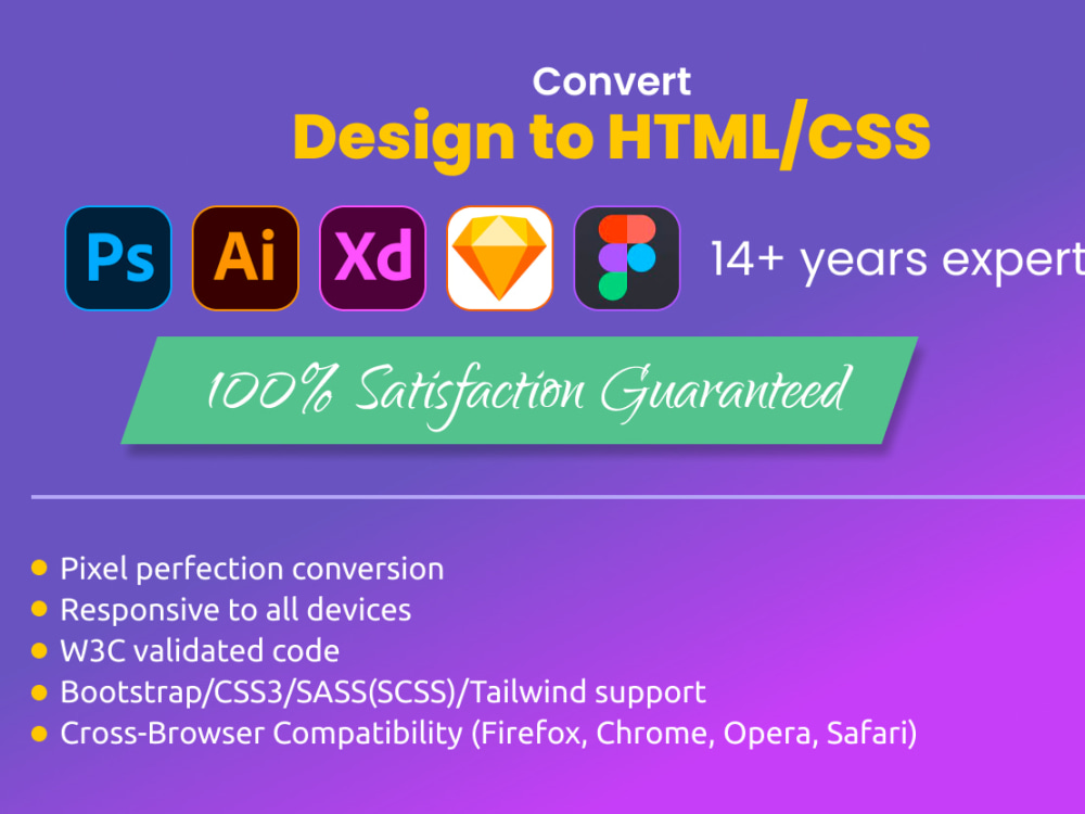 Responsive websites by HTML5, CSS3, Sass/Less, JavaScript, Angular ...