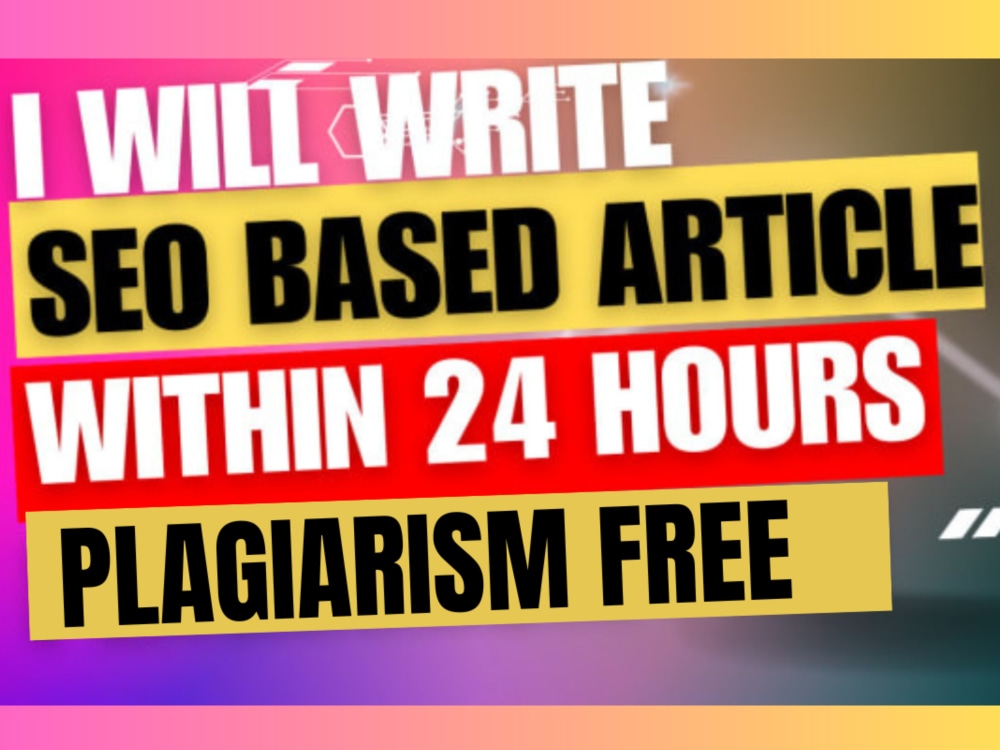 An SEO based blog, article within 24 hours | Upwork