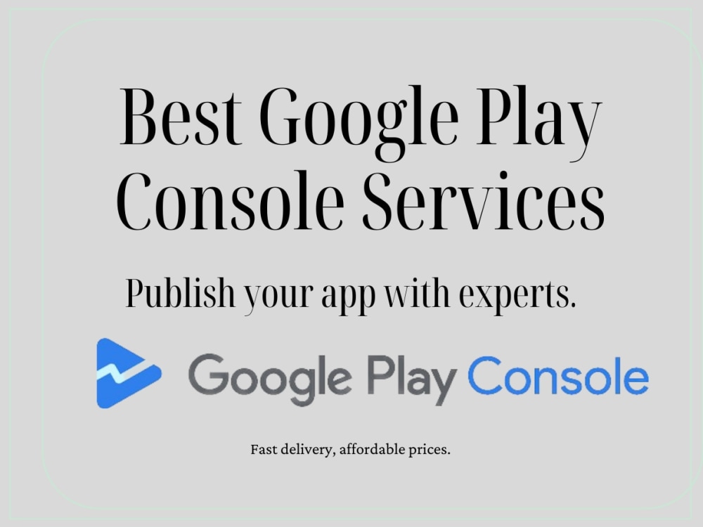 Professionally upload your app on Google play console or playstore 