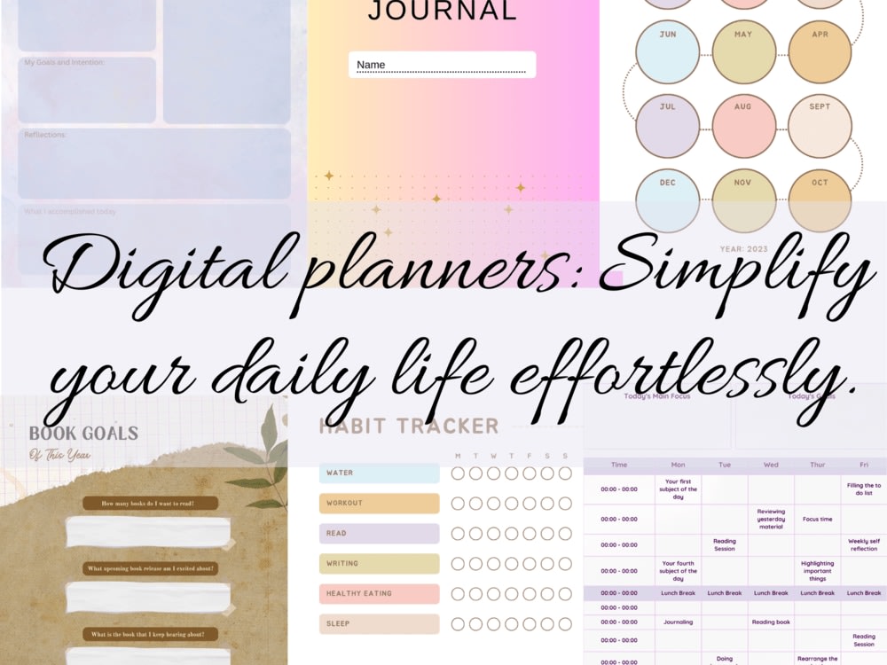 High-end digital planner customized for you-VERY FAST DELIVERY | Upwork
