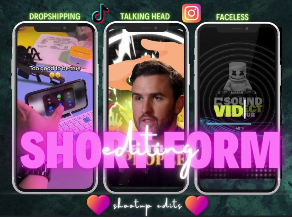 Short form editing for tiktok, instagram, youtube shorts | Upwork