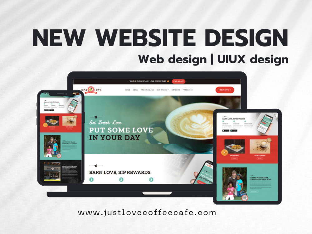 Coffee Shop UI/UX Website Design Upwork
