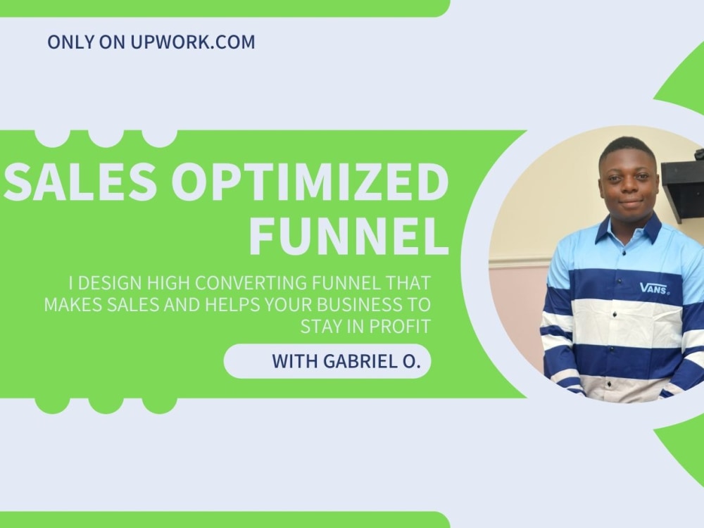 A high converting sales, leads funnel Upwork