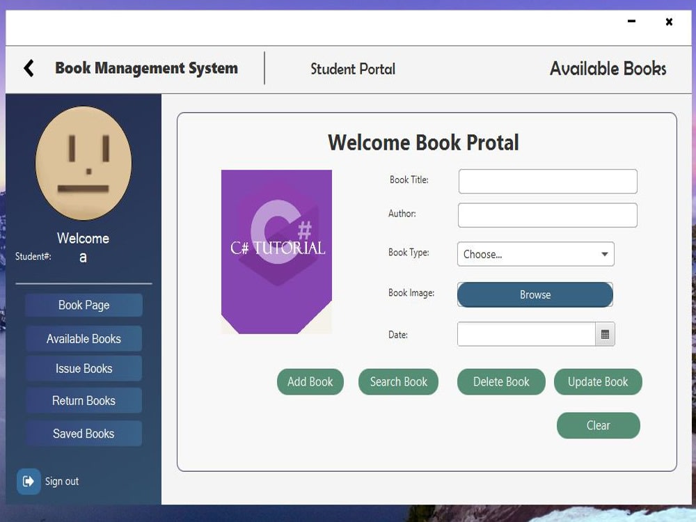 A book management java FX Application for your school project | Upwork