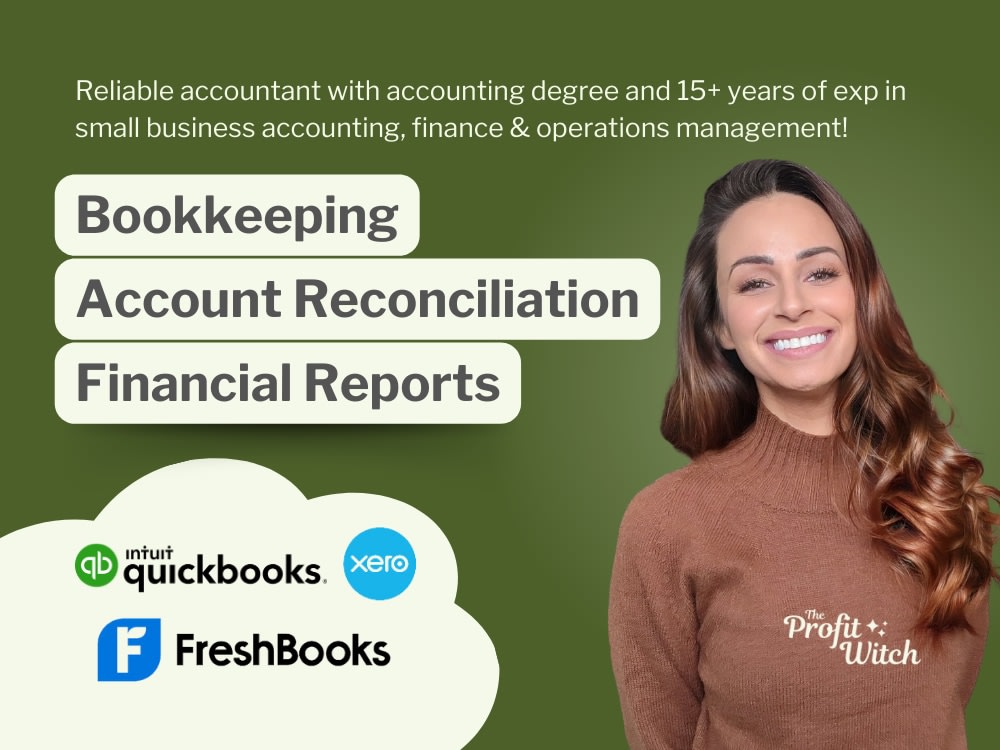 Bookkeeping, bank reconciliation and financial reports Upwork