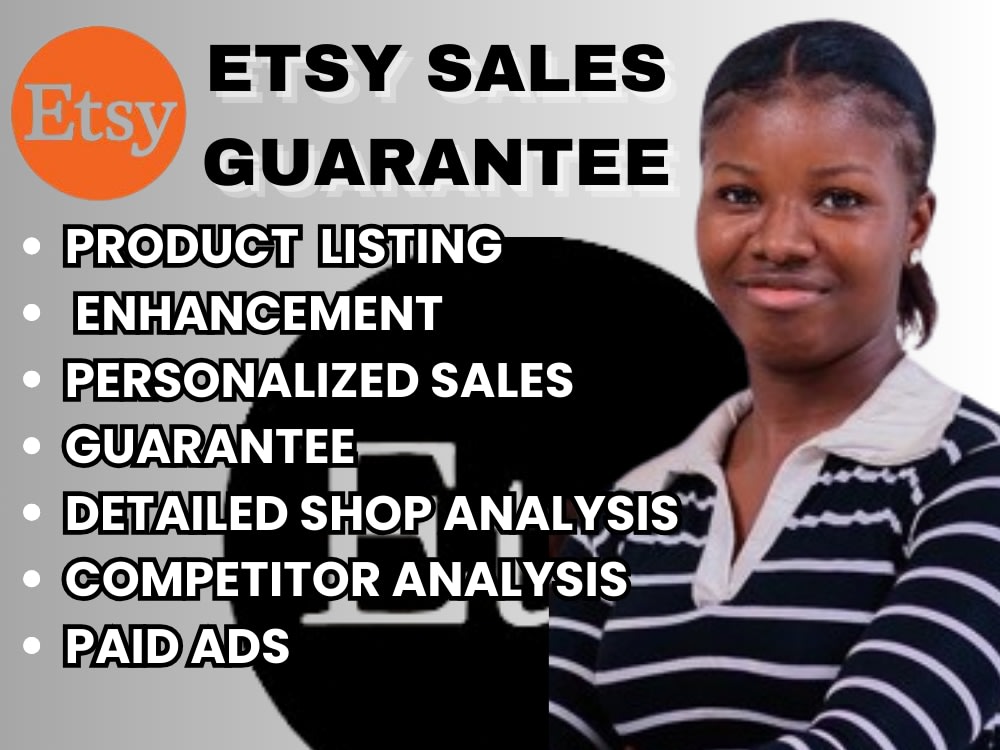 Etsy Sales with Guarantee Sales Strategy, Etsy Competitor Analysis Upwork
