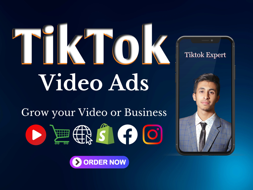Setup tik tok ads campaign, Sales tik tok video ads, tiktok ads manager