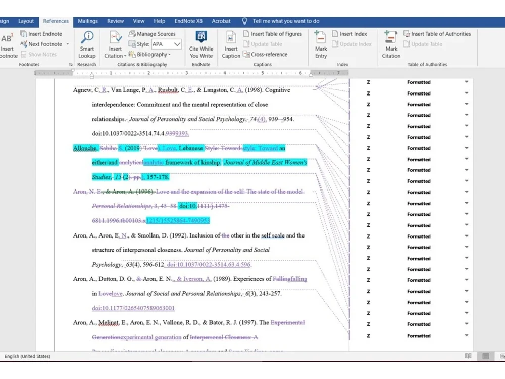 Professionally formatted citations and references Upwork