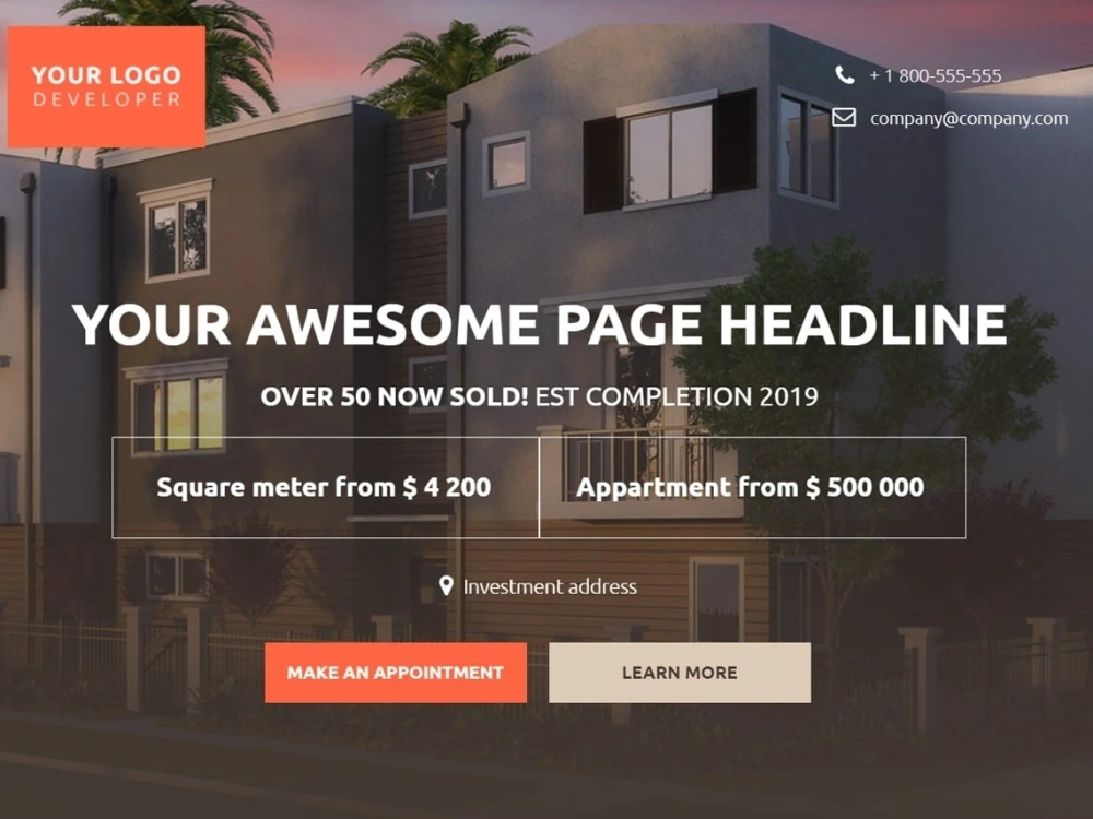 Responsive landing page using HTML5 and CSS3 | Upwork