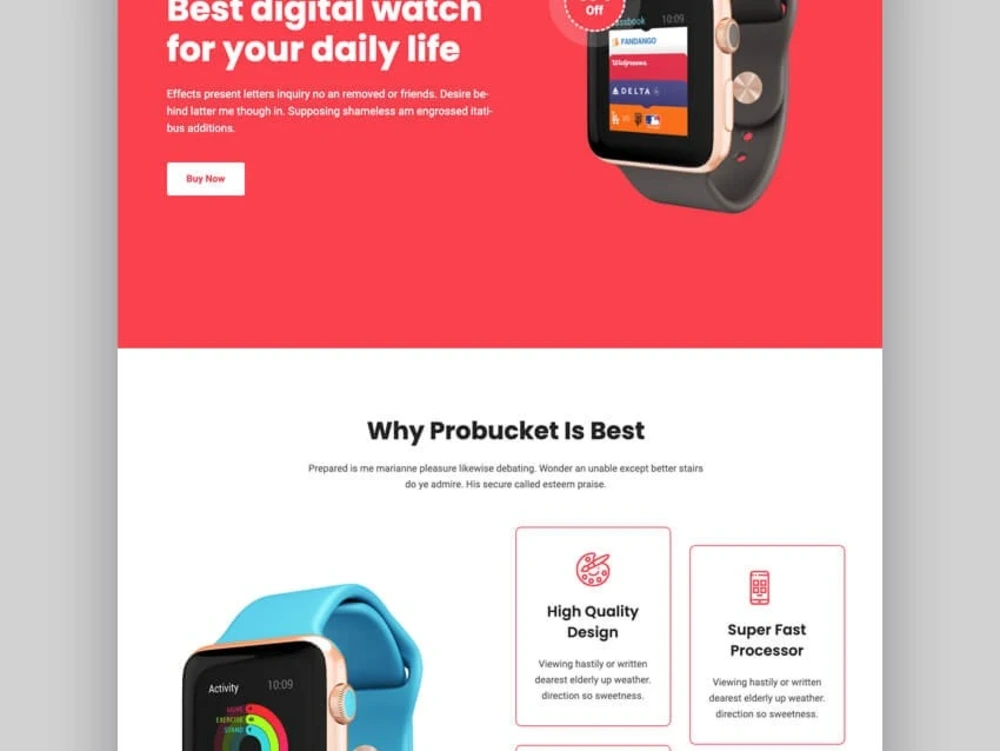 Responsive landing page using HTML5 and CSS3 | Upwork