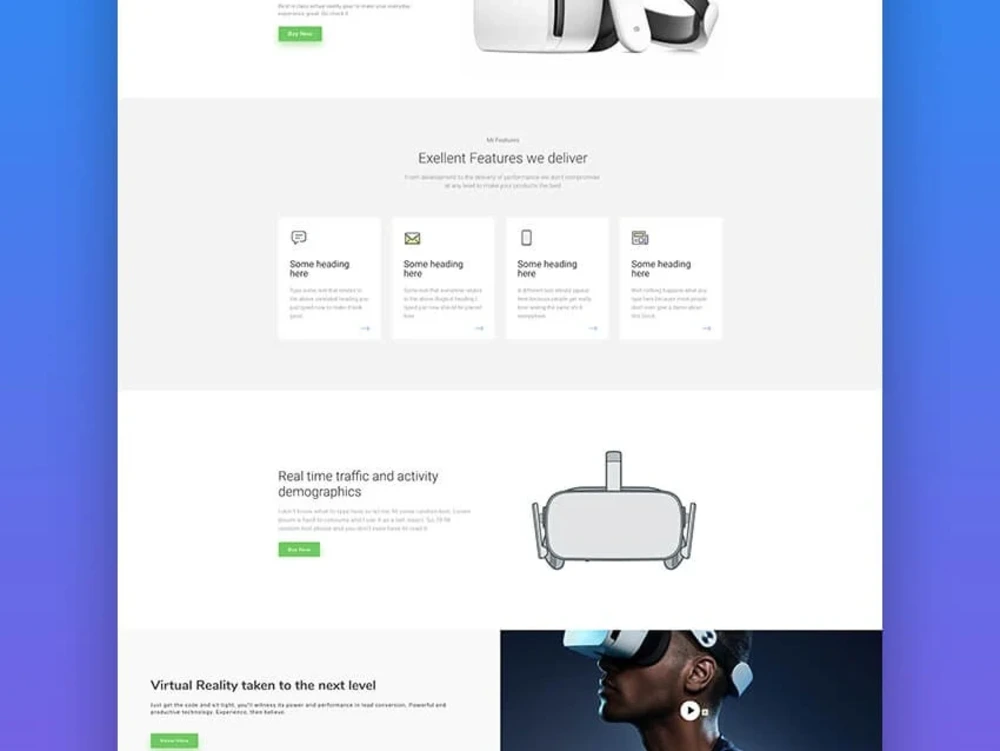 Responsive landing page using HTML5 and CSS3 | Upwork