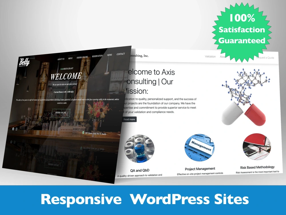 A professionally designed and developed wordpress website | Upwork
