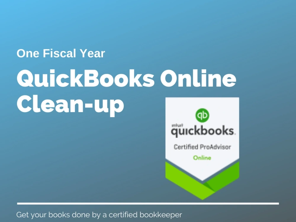 A QuickBooks Online yearend review and cleanup for one fiscal year