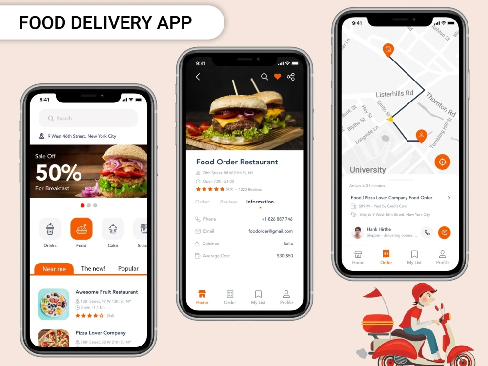 Complete Food Delivery Solution | Upwork