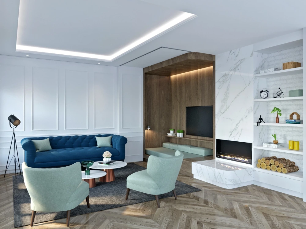 High quality 3D visualizations / renderings for your interior space ...