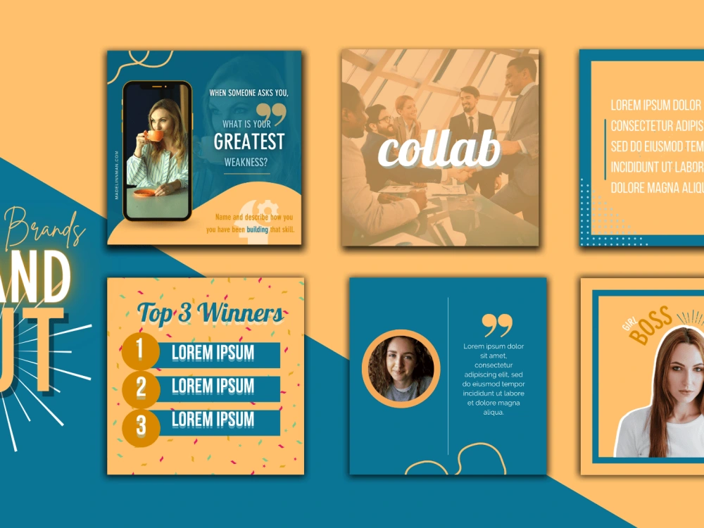 Custom social media templates to boost your brand | Upwork