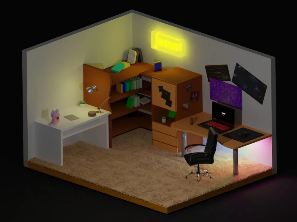 A 3D model, animation and interior. | Upwork
