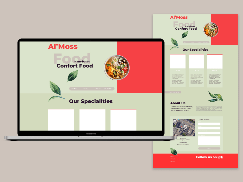 A modern and responsive landing page design | Upwork