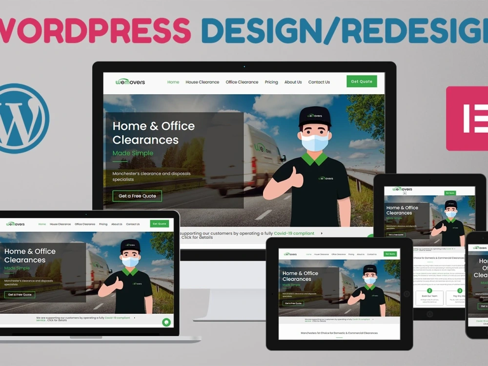 Design or redesign WordPress website with elementor pro | Upwork