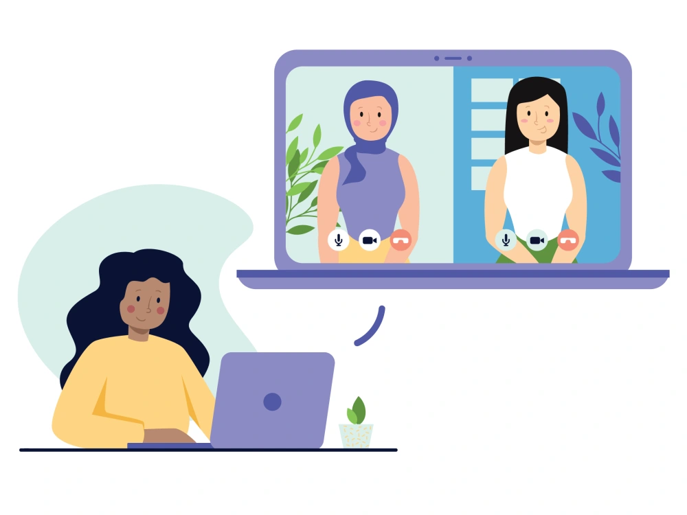 A 2d flat illustration for your website | Upwork