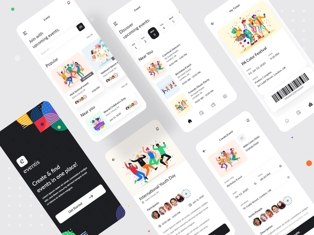 Mobile app ui ux design in figma | Upwork