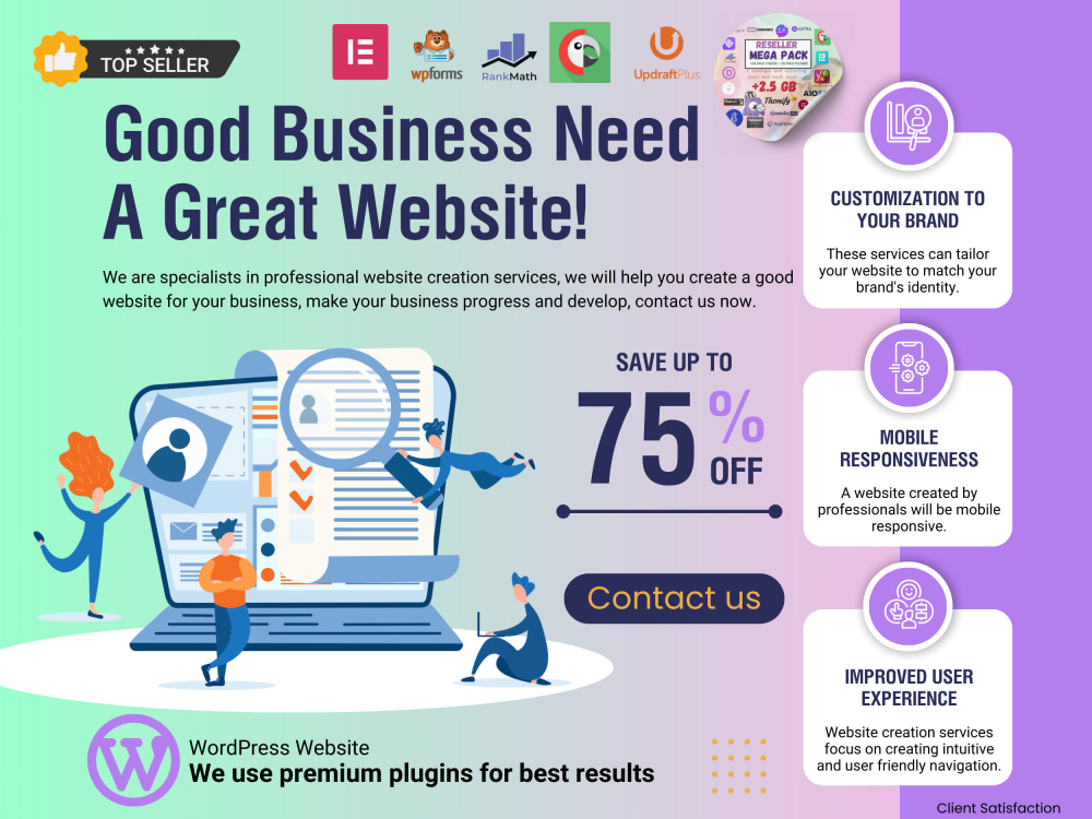 A wordpress website designed with elementor pro | Upwork