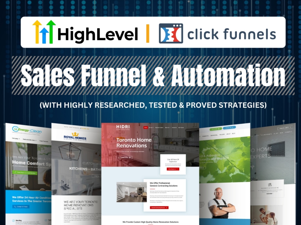 Gohighlevel, clickfunnels 2, sales funnel, website, automation expert ...