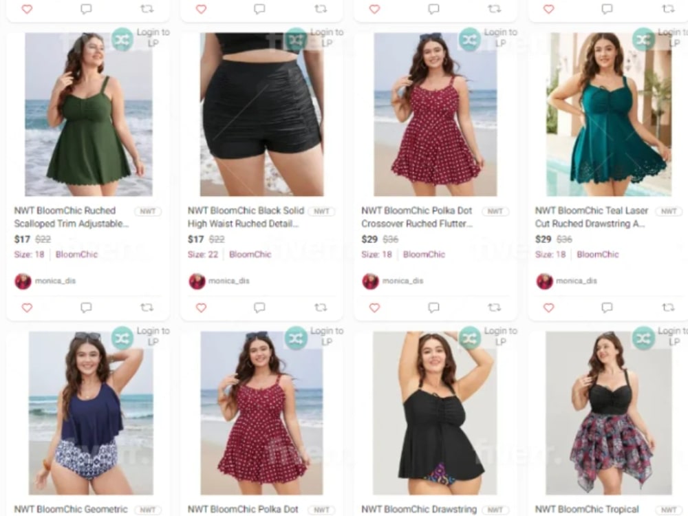 Poshmark Product Listing, Closet Listing, Draft listing, Poshmark