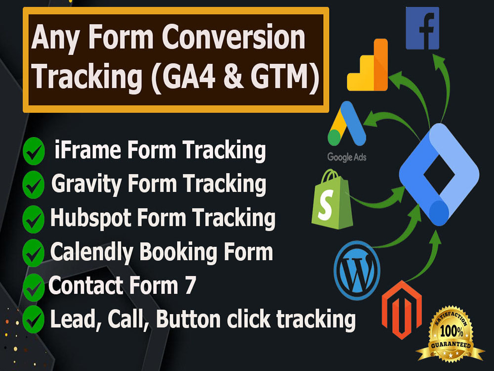 Conversion tracking any iframe hubspot cf 7 calendly form by gtm