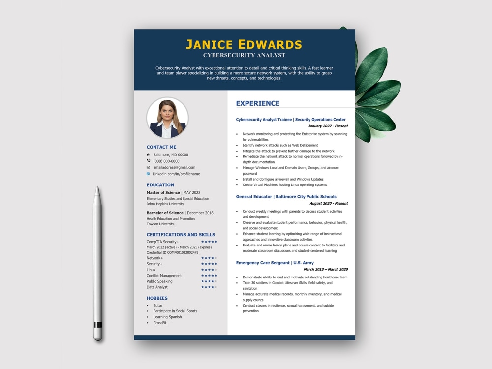 Current Job On Resume Career Change Resume For 2025 [9+ Examples]