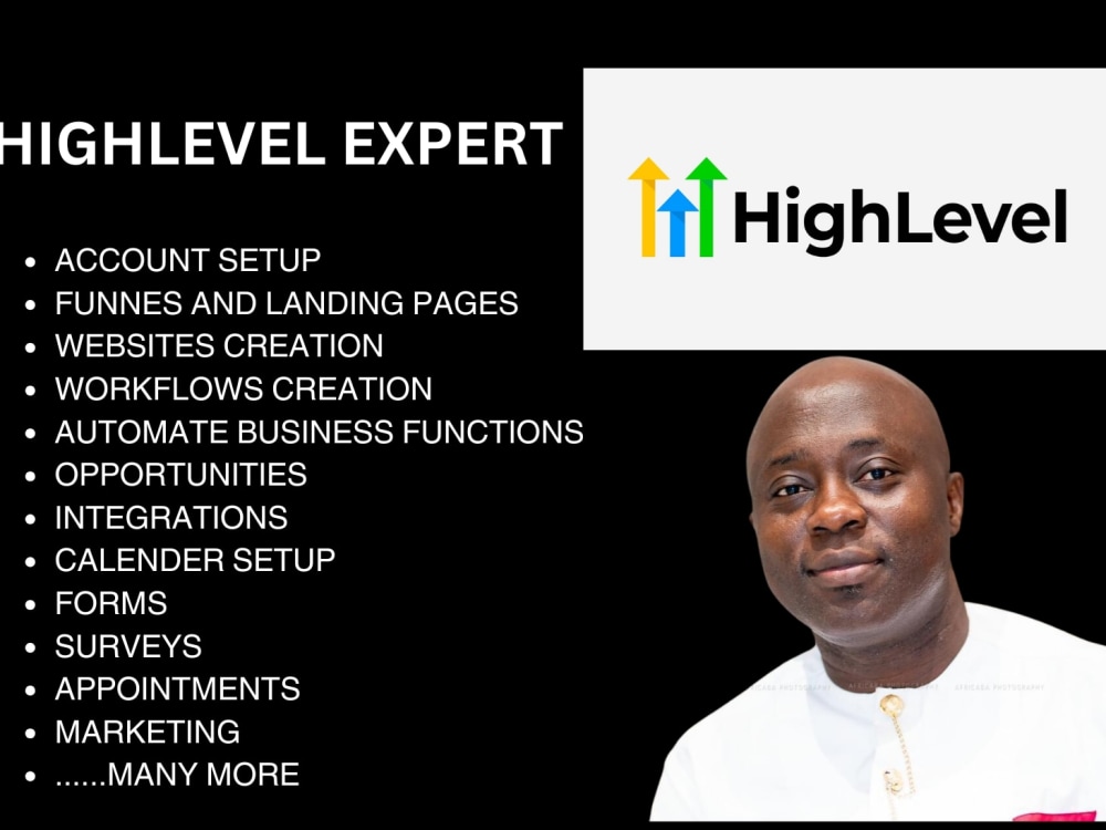 I will help you with GoHighLevel Setup Upwork