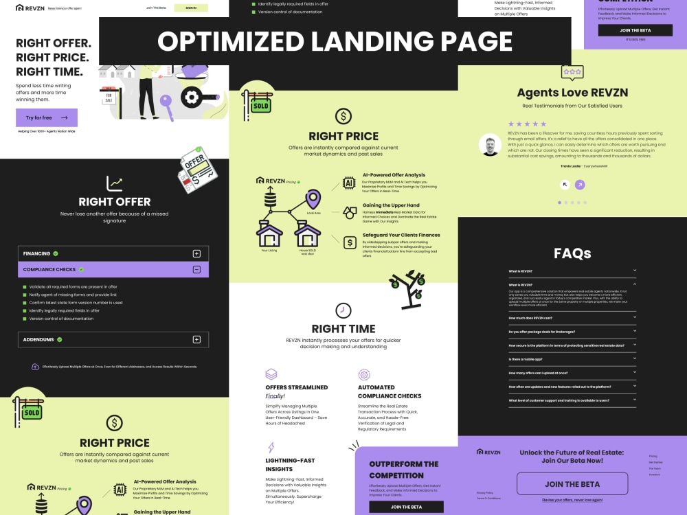 An Expertly Optimized Landing Page | Upwork