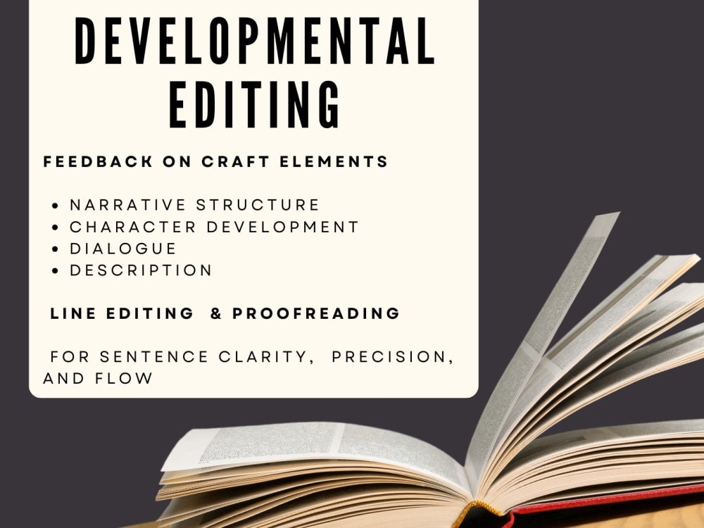Developmental Editing and Manuscript Feedback | Upwork