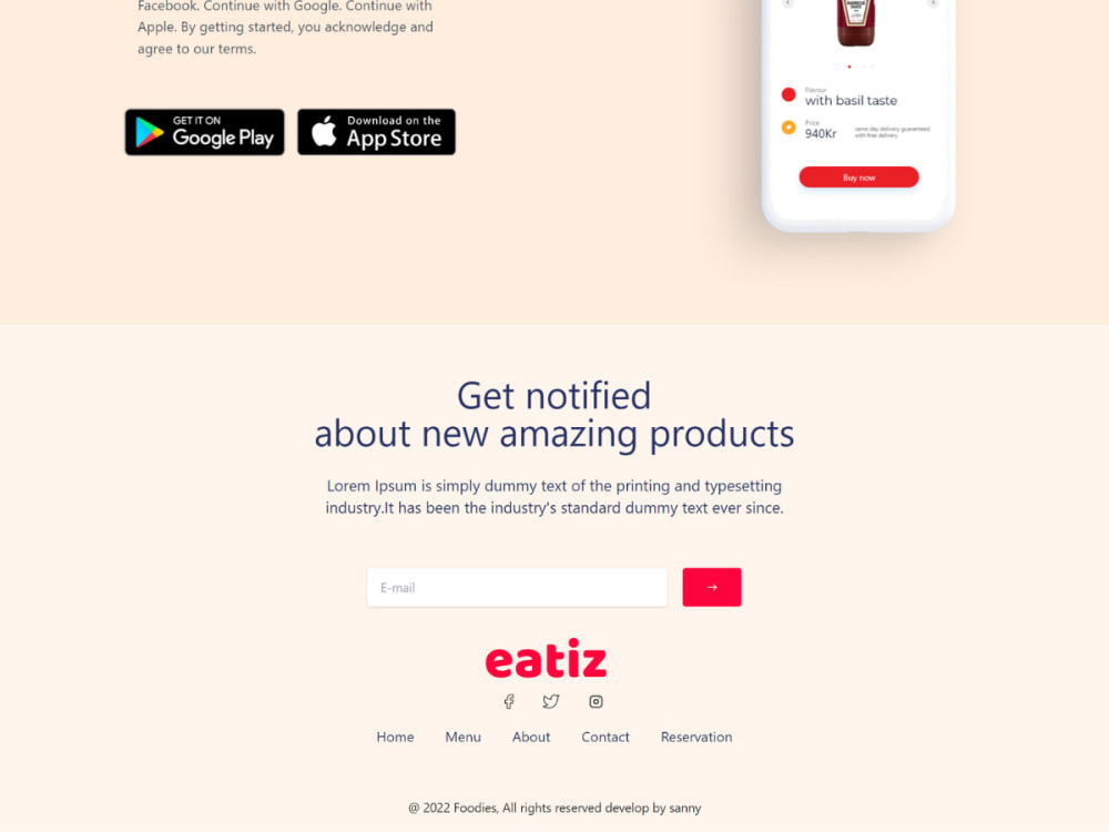 Modern Landing Page with Tailwind CSS, HTML, CSS, ReactJS, and NextJS ...