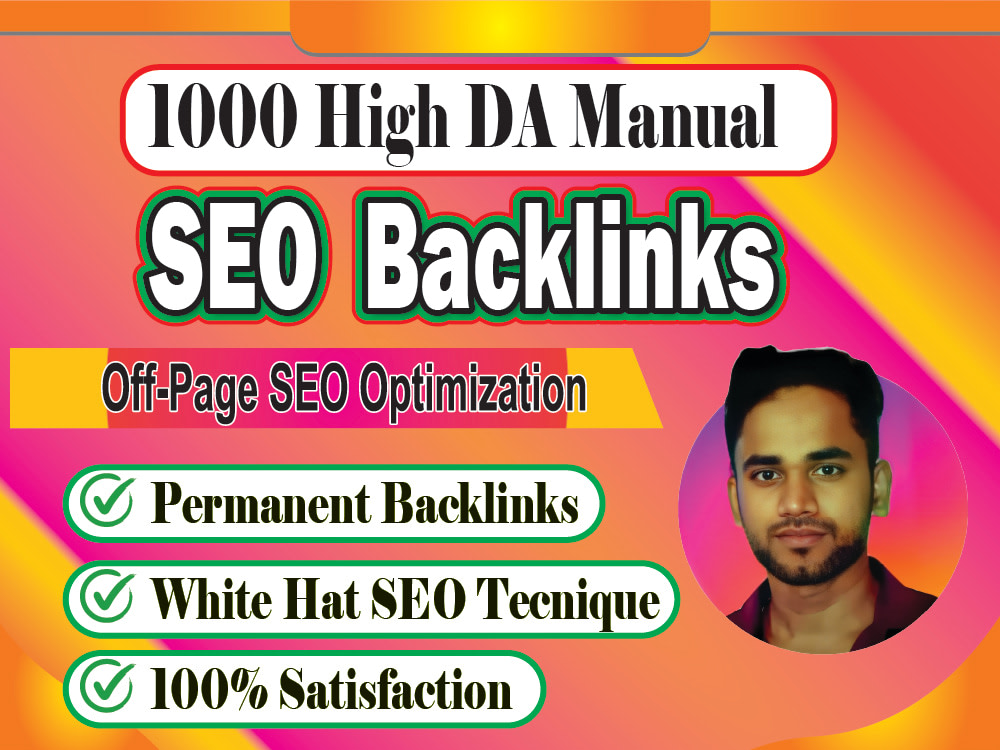 SEO Backlinks High DA Manual Create Natural Backlinks SEO Link