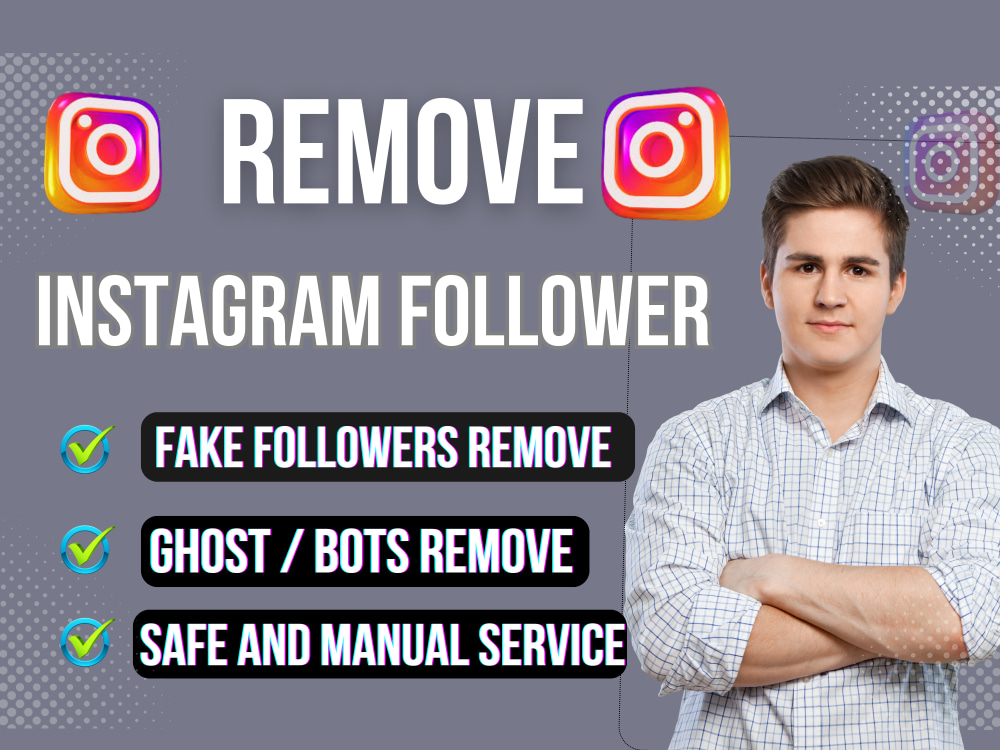 Safely remove ghost fake bot inactive followers from your instagram