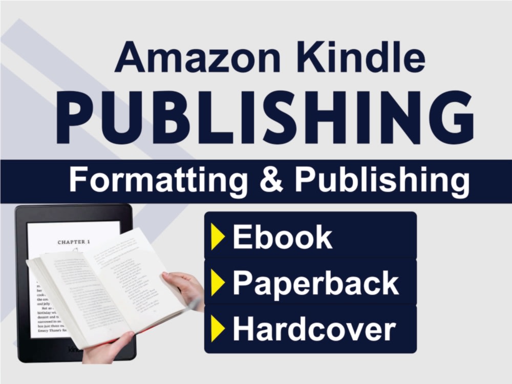 Your book formatted and published on Amazon kindle Upwork