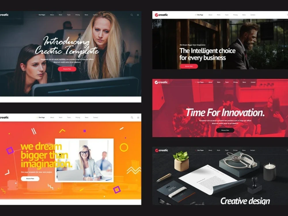 Modern and responsive wordpress website design | Upwork