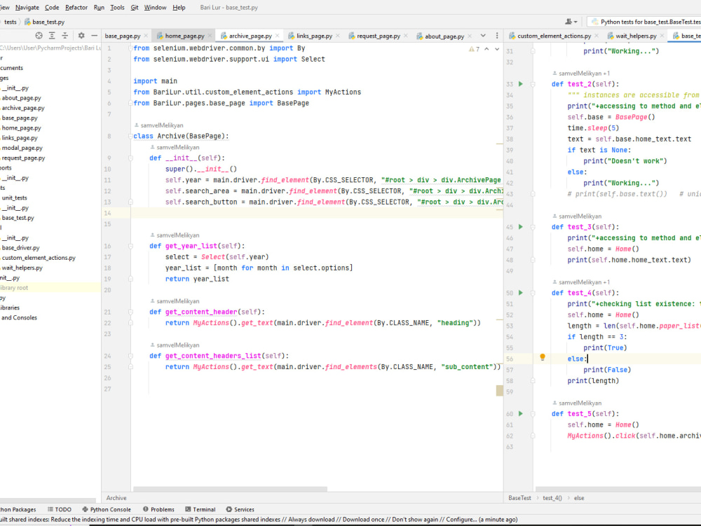 An automated project developed in python | Upwork