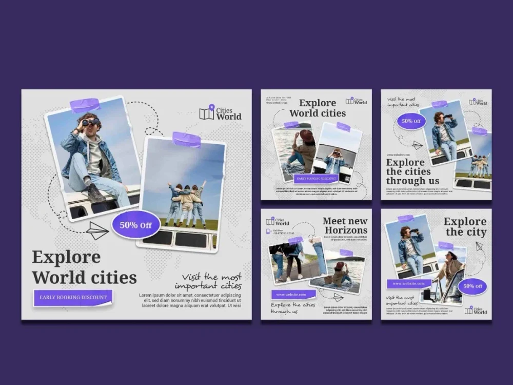 Unique Social Media Facebook, Instagram, Linkedin,Twitter Ads & Post